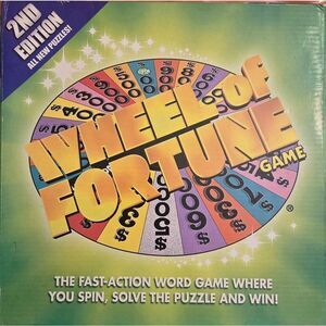 Wheel Of Fortune 2nd Edition Pressman 2005 Family Game